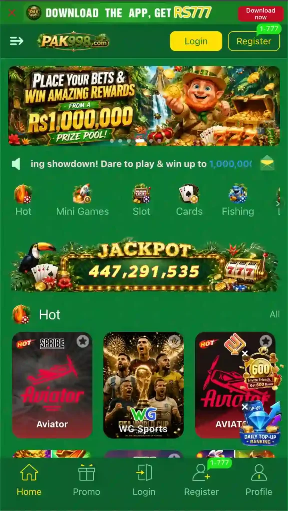 pak998 game interface