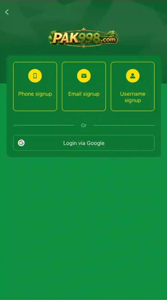 pak998 game register
