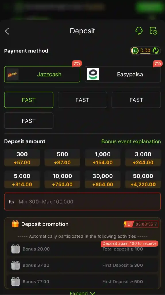 y333 game deposit